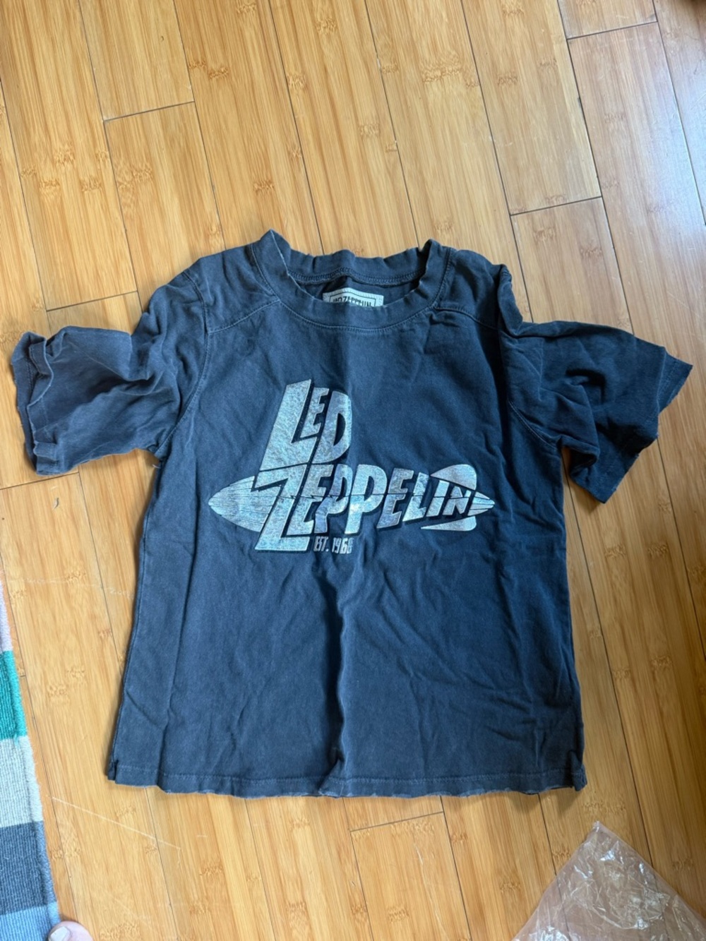 People of Leisure x Led Zeppelin Women's Short Sleeve Tee - Charcoal - Picture 2 of 5